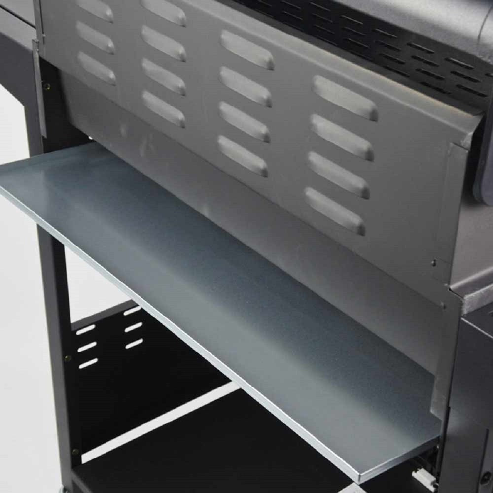 Barbecue a gas 4+1 fuochi +griglia in ghisa