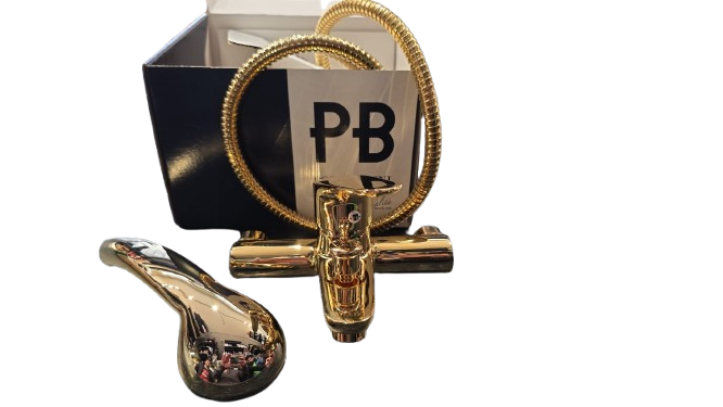 Monocomando vasca esterno con kit doccia - Serie Topic