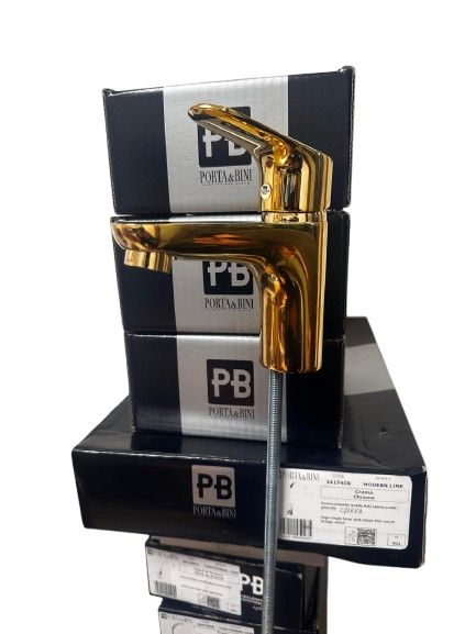 Monocomando lavabo medio con scarico automatico - Serie Topic