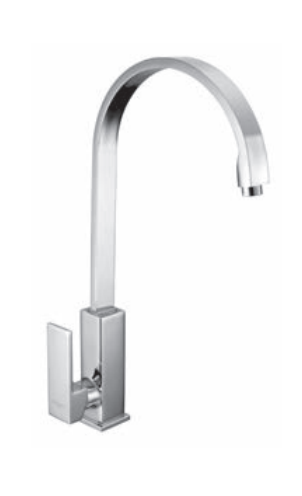 Monocomando lavello Kiki canna ponte girevole - Series Modern Line