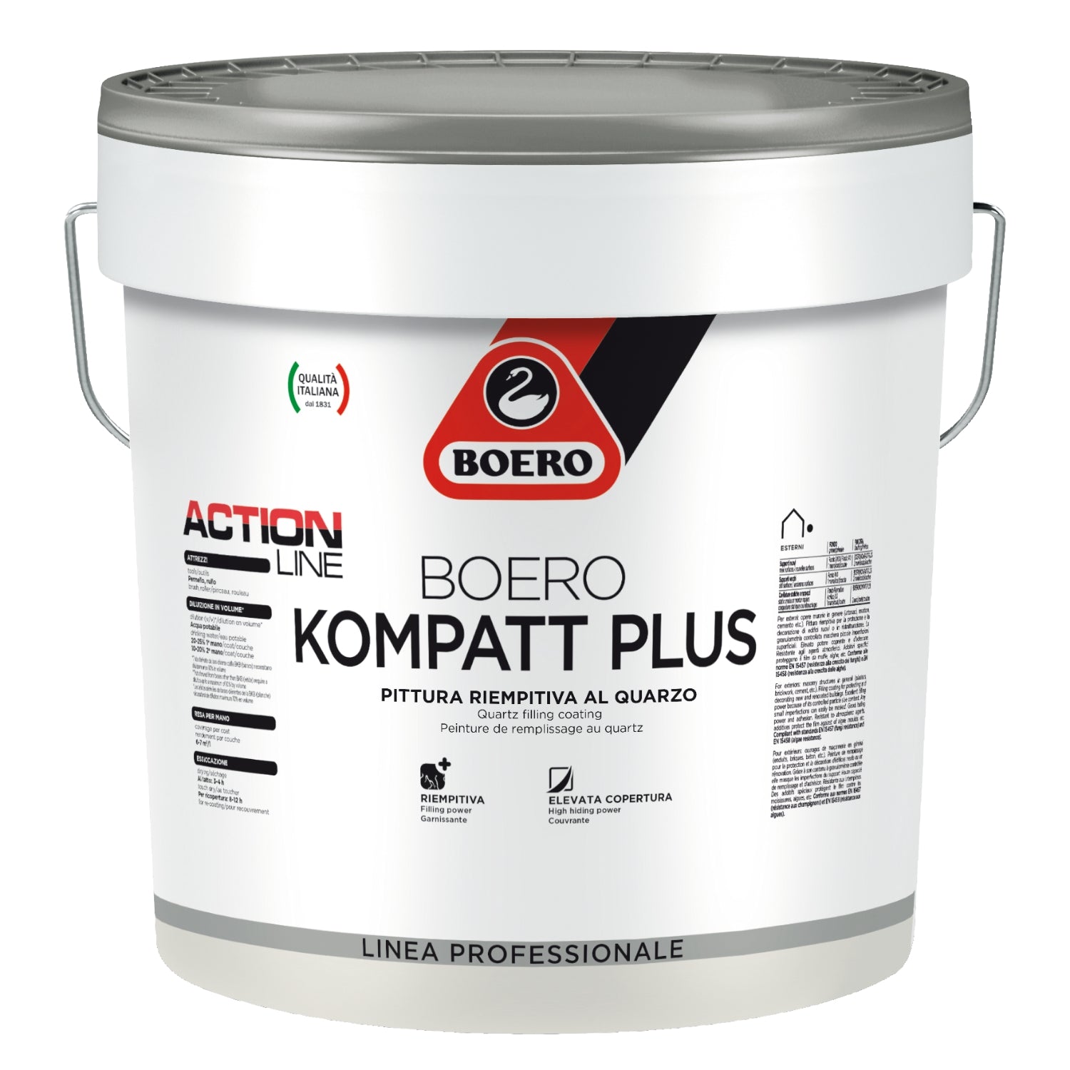 BoeroKompatt Plus pittura riempitiva al quarzo