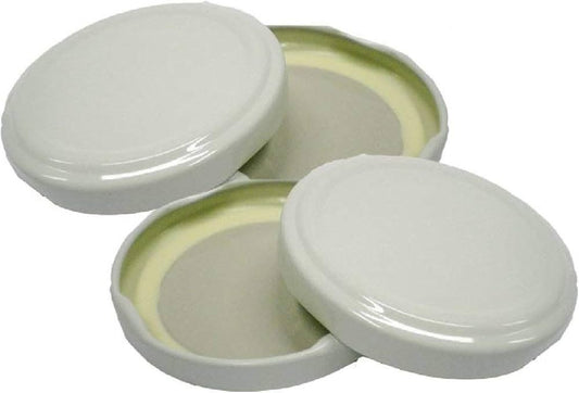 Tappi per barattoli di vetro confezione pz.100 Bianchi