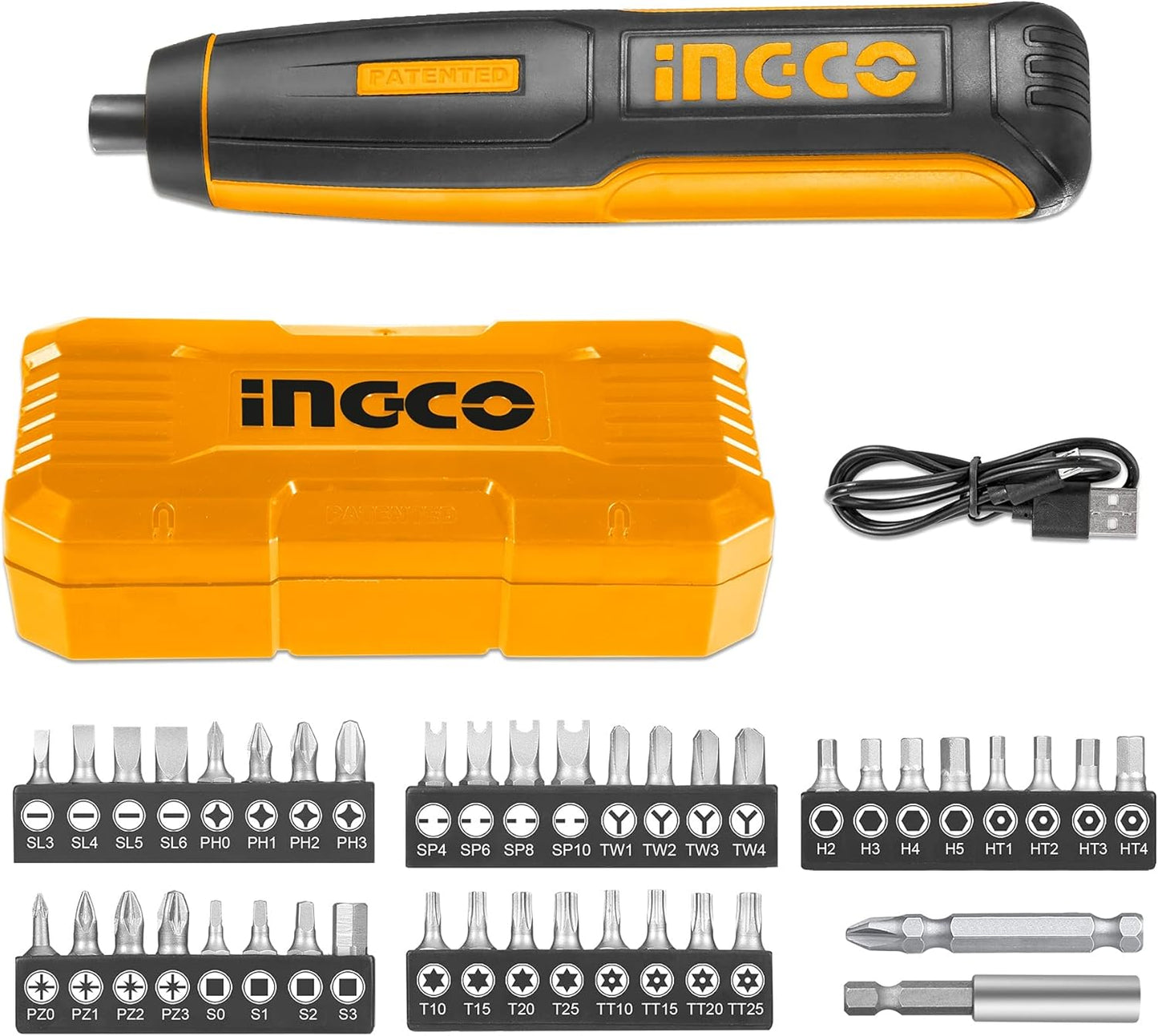 Avvitatore a Batteria 4V con Set di Punte