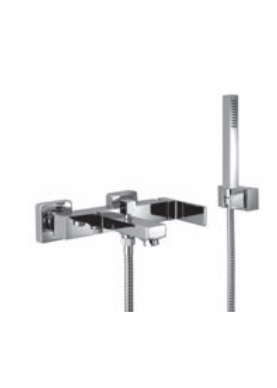 Monocomando vasca esterno con kit doccia - Serie Kiki