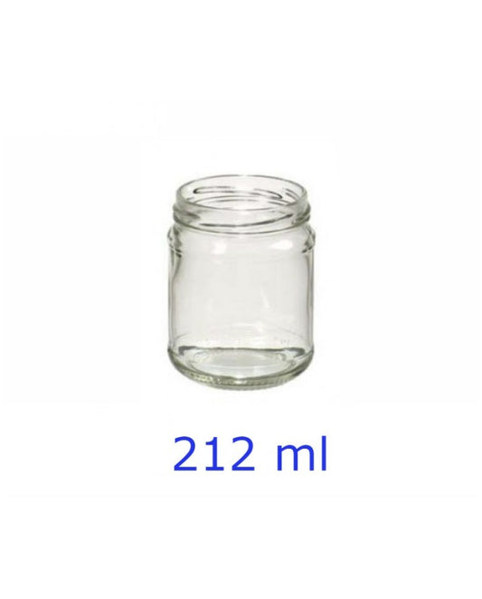 24 Barattoli in vetro per marmellate e sottolio 212 ml