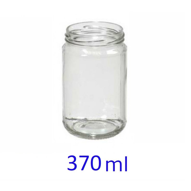 24 Barattoli in vetro per marmellate e sottolio 370 ml