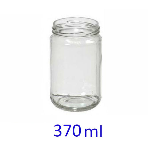 24 Barattoli in vetro per marmellate e sottolio 370 ml