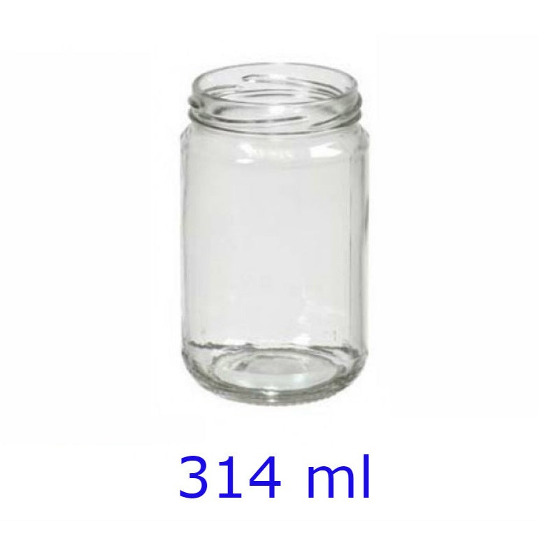 24 Barattoli in vetro per marmellate e sottolio 314 ml