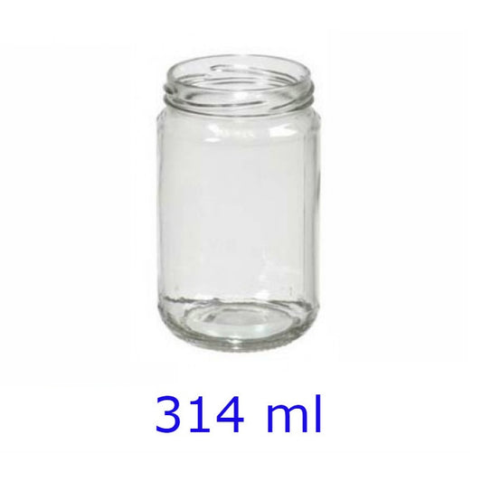 24 Barattoli in vetro per marmellate e sottolio 314 ml