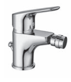 Miscelatore Monocomando Bidet Medio con Scarico Automatico