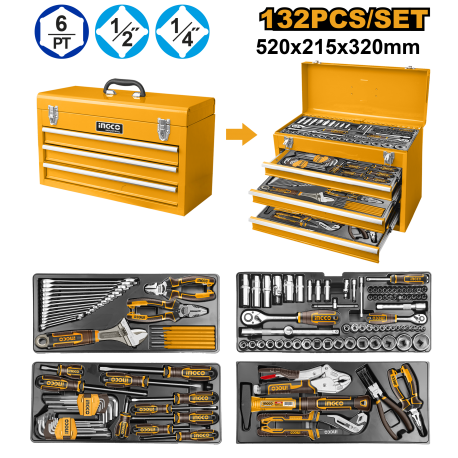 CASSETTA PORTATTREZZI 132 PZ