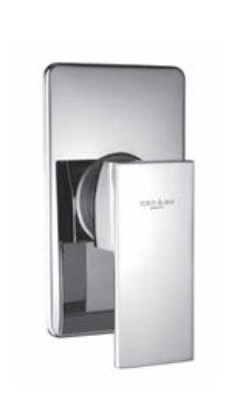 Monocomando doccia incasso piastra 150x85 - Serie Kiki