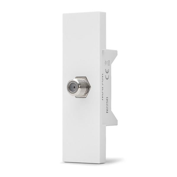 PRESA SAT FEMMINA DIRETTA SERIE ZEN BIANCA