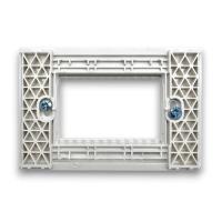 SUPPORTO SERIE ZEN BIANCO 3 POSTI