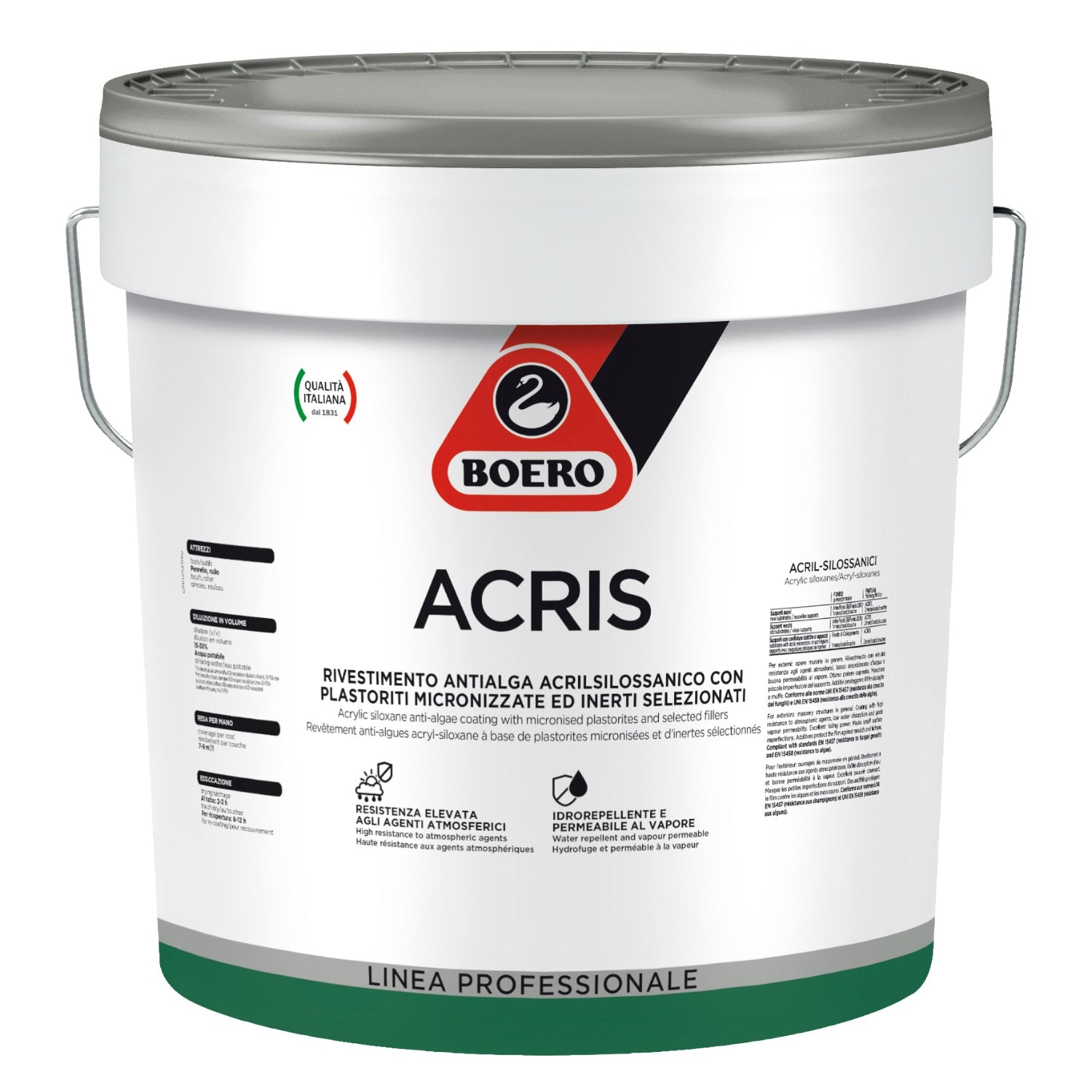 Acris pittura antialga acrilsilossanica