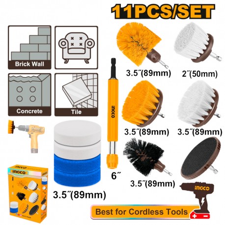 SET 11 SPAZZOLE MULTIUSO