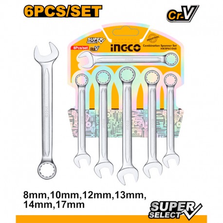 SET 6 CHIAVI FISSA STELLA 8-17